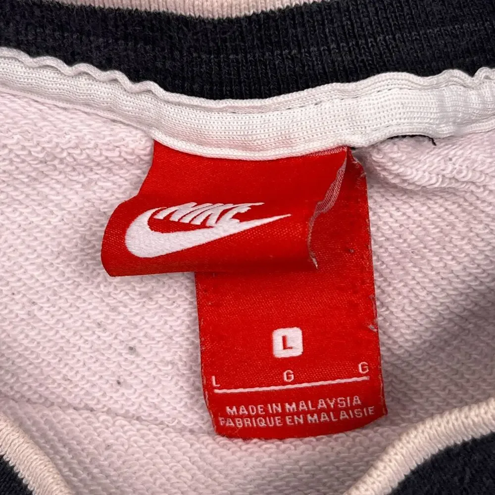 nike sportswear archive sweatshirt pink cropped swoosh large‎